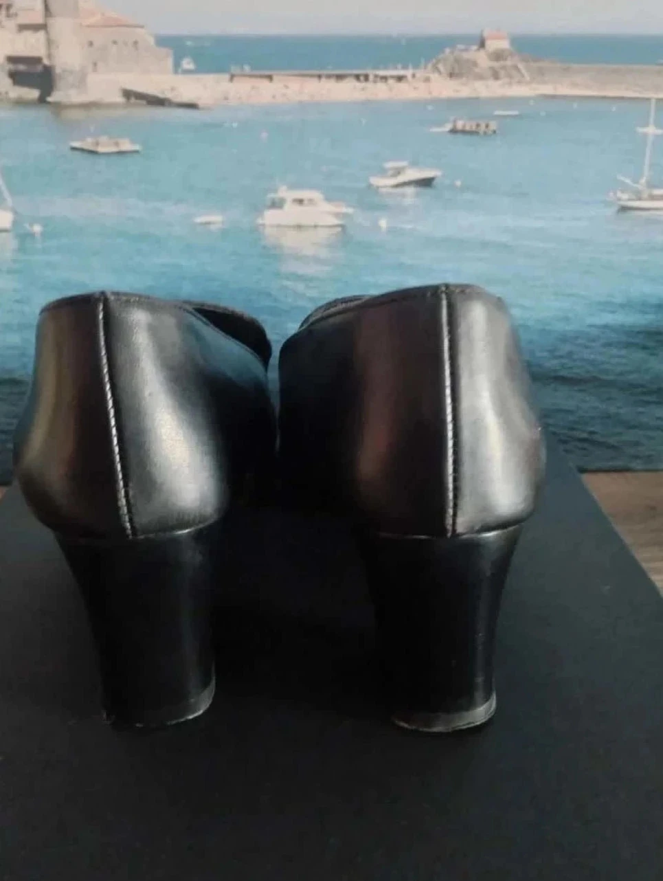 Black high-heeled shoes, Les Softies,Size 38 – photo 5
